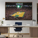 TD Garden Basketball Canvas Wall Art - Boston Celtics Live by MyGreatCanvas | Canvas Wall Art Prints | Photo Prints & Wall Decor