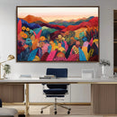 YAYOI KUSAMA Abstract Print - Landscape Canvas Wall Art