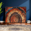 Abstract Tree Ring Art, Colorful Tree Ring Wall Decor, by MyGreatCanvas | Canvas Wall Art Prints | Photo Prints & Wall Decor