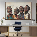 Shai Yossef Print - Joyful Childhood Canvas Wall Art -