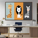 Boho Jungle Animal Nursery Wall Art Prints – Safari Decor