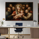 Religious Canvas Wall Art Print - Madonna and Child with by MyGreatCanvas | Canvas Wall Art Prints | Photo Prints & Wall Decor