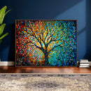 Yggdrasil Tree of Life Wall Art Print | Mosaic Style 3-Panel