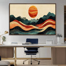 Mountain Triptych Wall Art Canvas Print – Western Nature