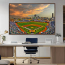 Chicago Wrigley Field Wall Art Canvas Print – Iconic by MyGreatCanvas | Canvas Wall Art Prints | Photo Prints & Wall Decor