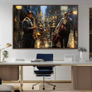 Jazz Canvas Wall Art Print – Abstract African American Music