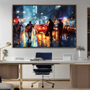 African American Jazz Canvas Wall Art Print – Abstract Music