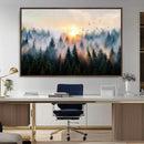 Abstract Forest Wall Art - Serene Nature Canvas Print with by MyGreatCanvas | Canvas Wall Art Prints | Photo Prints & Wall Decor