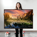 Yosemite Valley Wall Art Canvas Print – El Capitan Sunset
