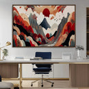 Abstract Mountain Wall Art Canvas Print – Vibrant Stylized by MyGreatCanvas | Canvas Wall Art Prints | Photo Prints & Wall Decor