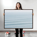 Ocean Waves Wall Art Canvas Print – Framed Solo Surfer Wave