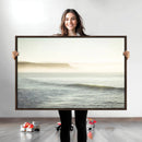Coastal Cliffs Wall Art Canvas Print – Misty Ocean Seascape