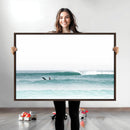 Surfing Wall Art Canvas Print – Framed Ocean Waves