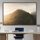 Mountain Wall Art – Framed Sunset Landscape Canvas Artwork, by MyGreatCanvas | Canvas Wall Art Prints | Photo Prints & Wall Decor