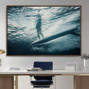 Underwater Surf Wall Art – Framed Ocean Wave Canvas Artwork, by MyGreatCanvas | Canvas Wall Art Prints | Photo Prints & Wall Decor