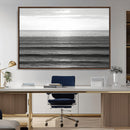 Monochrome Ocean Wall Art Canvas Print – Framed Moody Ocean by MyGreatCanvas | Canvas Wall Art Prints | Photo Prints & Wall Decor