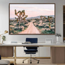 Joshua Tree Wall Art Canvas Print – Framed Desert Road Scene by MyGreatCanvas | Canvas Wall Art Prints | Photo Prints & Wall Decor