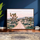 Joshua Tree Park Wall Art Canvas Print – Framed Desert Road by MyGreatCanvas | Canvas Wall Art Prints | Photo Prints & Wall Decor