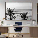 Tropical Coastline Wall Art Canvas Print – Framed Palm Trees by MyGreatCanvas | Canvas Wall Art Prints | Photo Prints & Wall Decor
