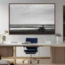 Motorcycle Beach Wall Art Canvas Print – Framed Vintage by MyGreatCanvas | Canvas Wall Art Prints | Photo Prints & Wall Decor