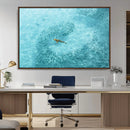 Fish Swarm Wall Art Canvas Print – Framed Marine Life Art by MyGreatCanvas | Canvas Wall Art Prints | Photo Prints & Wall Decor