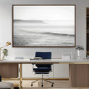 Black and White Seascape Wall Art Canvas Print – Framed by MyGreatCanvas | Canvas Wall Art Prints | Photo Prints & Wall Decor