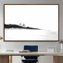 Black White Beach Wall Art Canvas Print – Framed Palm Trees by MyGreatCanvas | Canvas Wall Art Prints | Photo Prints & Wall Decor