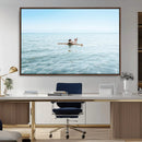 Swimming Relaxation Wall Art Canvas Print – Framed Peaceful by MyGreatCanvas | Canvas Wall Art Prints | Photo Prints & Wall Decor