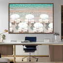 Calm Beach Wall Art – Framed Turquoise Water Canvas Artwork, by MyGreatCanvas | Canvas Wall Art Prints | Photo Prints & Wall Decor