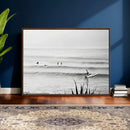 Surfer Silhouette Wall Art Canvas Print – Framed Calm Ocean by MyGreatCanvas | Canvas Wall Art Prints | Photo Prints & Wall Decor