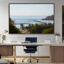 Tropical Beach Scene Wall Art Canvas Print – Framed Coastal by MyGreatCanvas | Canvas Wall Art Prints | Photo Prints & Wall Decor