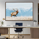 Mountain Elk Wall Art Canvas Print – Framed Rustic Wildlife by MyGreatCanvas | Canvas Wall Art Prints | Photo Prints & Wall Decor