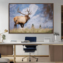 Mountain Elk Wall Art Canvas Print – Framed Rustic Wildlife by MyGreatCanvas | Canvas Wall Art Prints | Photo Prints & Wall Decor
