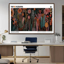 Modern Japanese Wall Art Canvas Print – Framed Abstract