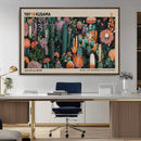 Yayoi Kusama Art Print Canvas – Abstract Mount Fuji Japanese