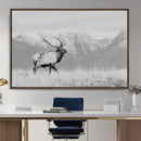 Elk Wildlife Wall Art Canvas Print – Framed Mountain Elk Art by MyGreatCanvas | Canvas Wall Art Prints | Photo Prints & Wall Decor