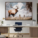 Elk Photography Wall Art Canvas Print – Framed Mountain by MyGreatCanvas | Canvas Wall Art Prints | Photo Prints & Wall Decor