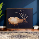 Rustic Elk Wall Art Canvas Print – Framed Moody Wildlife Art by MyGreatCanvas | Canvas Wall Art Prints | Photo Prints & Wall Decor