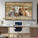 Cow Wall Art Canvas Print – Framed Rustic Animal Decor with by MyGreatCanvas | Canvas Wall Art Prints | Photo Prints & Wall Decor