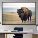 Bison Wall Art Canvas Print – Framed Buffalo American Bison