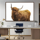 Highland Cow Wall Art Canvas Print – Framed Farmhouse Wall by MyGreatCanvas | Canvas Wall Art Prints | Photo Prints & Wall Decor