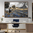 Longhorn Wall Art Canvas Print – Framed Texas Canvas Picture by MyGreatCanvas | Canvas Wall Art Prints | Photo Prints & Wall Decor