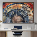 Tree Rings Wall Art Canvas Print – Framed Wood Art Picture by MyGreatCanvas | Canvas Wall Art Prints | Photo Prints & Wall Decor