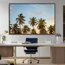 Palm Trees Wall Art Canvas Print – Framed Tropical Vibes Art by MyGreatCanvas | Canvas Wall Art Prints | Photo Prints & Wall Decor