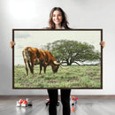 Texas Longhorn Wall Art Canvas Print – Rustic Western Ranch by MyGreatCanvas | Canvas Wall Art Prints | Photo Prints & Wall Decor