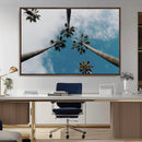 Tropical Palm Trees Wall Art Canvas Print Framed California by MyGreatCanvas | Canvas Wall Art Prints | Photo Prints & Wall Decor