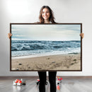 Ocean Wall Art Canvas Print – Moody Coastal Seascape Scene