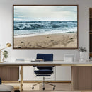 Ocean Wall Art Canvas Print – Framed Moody Seascape Coastal by MyGreatCanvas | Canvas Wall Art Prints | Photo Prints & Wall Decor