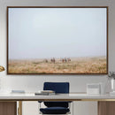 Foggy Plains Wall Art Canvas Print – Framed Horseback Riders by MyGreatCanvas | Canvas Wall Art Prints | Photo Prints & Wall Decor