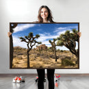 Joshua Tree Desert Wall Art Canvas Print – Framed